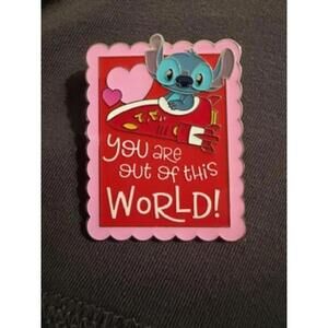 Limited Release Disney Stitch Enamel Pin - You Are Out of This World